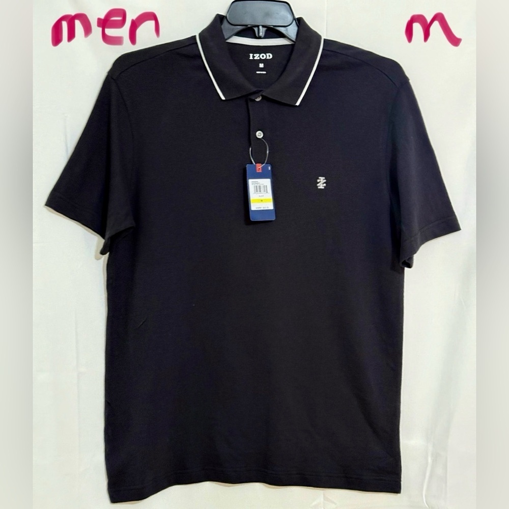 IZOD Men's Black Polo Shirt